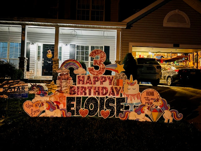 Medium Pink Bold Happy Birthday